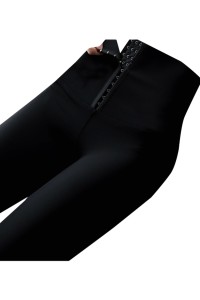 Cashmere shark pants female autumn and winter wear extra thick tight pressure thin leg waist lift buttock Barbie Yoga Leggings  SKSP029 front view